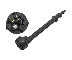 Buse haute pression 6 en 1 pour nettoyeur de voiture au lithium sans fil, matériau plastique épaissi, rotation à 360 °, motif de pulvérisation réglable pour lavage de voiture, arrosage de jardin et