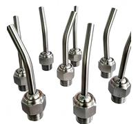 Buse haute pression à filetage externe, coude de refroidissement | Machines CNC, tours, fraisage(M6*1.0（10pcs）,Tube length 200mm(7.87in))