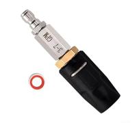 Buse Lavage Doux pour cuivre Acier Connect Rapide Buse Lavage | Angle 0-60° réglable, jet large concentré, pour idéal façades et allées, contrôle pour précis nettoyage