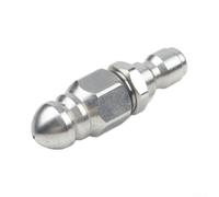 Buse Nettoyage Tuyaux Acier Résistant Rouille Buse Nettoyage(1/4（1,3）) | Acier inoxydable, anti-, , connexion rapide 1/4, compatible pour kärcher Nilfisk