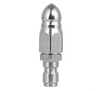 Buse Nettoyage Tuyaux Acier Résistant Rouille Buse Nettoyage(1/4（1,6）) | Acier inoxydable, anti-, , connexion rapide 1/4, compatible pour kärcher Nilfisk