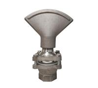 Buse Plate Canard Réglable, Buse en Alliage Standard, 21 Cm | Tête Pivotante En Métal, Buse D'arrosage avec Raccord DN50, Polyvalent, Services Municipaux, Professionnels du Nettoyage