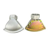 Buse plate en alliage, Buse à bec de canard 1,5 et 2 pouces large, jet plat tout métal, robuste, ajustement universel(JC 1.5-inch internal thread steel plate)