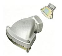 Buse plate en alliage, Buse à bec de canard ajustement universel 1,5 2 pouces large jet plat plusieurs tailles(2-inch internal thread steel plate)