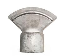 Buse plate en alliage, Buse de pulvérisation plate en bec canard, 1.5 à 2 pouces, tout métal, ajustement universel for le contrôle la poussière des camions d'eau(Style E - 1.5-inch internal thread)