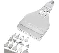 Buse plate en alliage, Peigne à couteau de soufflage d'air en alliage SS Al, buse Jet plat, 1/4 T, plusieurs tailles, 2/5 pièces(2pcs,16-hole AL(Matte))