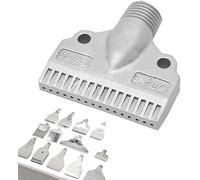 Buse plate en alliage, Peigne à couteau en aluminium et acier inoxydable, buse Jet plat 1/4 T, plusieurs tailles, 2/5 pièces(5pcs,16-hole 767 SS(Matte))