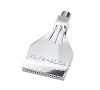 Buse plate en alliage, Peigne à couteau en aluminium et acier inoxydable, buse Jet plat 1/4 T, plusieurs tailles, 2/5 pièces(5pcs,16-hole AL(Polished))