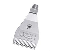 Buse plate en alliage, Peigne à couteau en aluminium et acier inoxydable, buse Jet plat 1/4 T, plusieurs tailles, 2/5 pièces(2pcs,16-hole 727 AL(Polished))