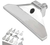 Buse plate en alliage, Peigne à Jet plat en alliage, buse de couteau 1/4T mâle St/Al Rmv Comp souffleur Msize 2/5 pièces(5pcs,48 Hole SS(Polished))