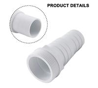 Buse pour piscine avec filetage de 1,5 pouce, conçue pour les tuyaux de 32 mm et 38 mm de diamètre, construction robuste en ABS