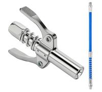 Buse pour pistolet à graisse, raccord pour pistolet à graisse y tuyau 30cm, | raccord G à double poignée pour pistolet à graisse, pour Tous Les Types de Presses à Graisse