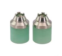 Buse pour plasma pour p80 FRP Verte 2PCS pour Découpe Métal Buse | Matériau FRP pour robuste, résistance thermique élevée, pour idéal découpe métal, format standard pour p80, lot de 2 pièces