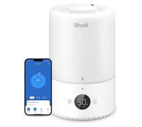 buse rotative à 360° Cool Mist Humidifier, 300 ml/H volume de brume, 28dB silencieux, 25H humidificateur d'air ambiant & diffuseur d'arômes pour chambre d'enfant chambre à coucher