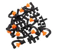 Buse Rotative Micro D'irrigation G 4/7mm, Lot de 10, Plastique | Raccord Barbelé 4/7mm, Rotation Automatique 360 Degrés, Arrosage Uniforme pour Pelouses et Massifs