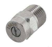 Buse Rotative Nettoyeur Haute Pression Acier Buse Rotative Nettoyeur(15°) | Acier inoxydable, insert durci, rotation automatique, élimine saletés tenaces, durable