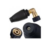 Buse Rotative Turbo 90° AngleJet M22 Femelle - 150 Bar 8 L/min | Plastique et Laiton | Compatible Nettoyeur Haute Pression Kärcher