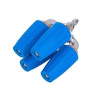 Buse turbo 4 en 1 pour nettoyeur haute pression, buse turbo rotative à 360° | Ouverture 2.0 - 4 buses turbo - Accessoire de nettoyeur haute pression jusqu'à 4000 psi, raccord rapide 1/4"