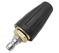 Buse turbo, 4000 PSI, raccord rapide 1/4", rotative à 360°, en acier inoxydable