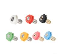 Buse Turbo 7 Kit Complet Multi-Color Buse Turbo 7 Kit Complet(1 mm) | Force centrifuge, motif conique rotatif, élimine saleté incrustée, idéal sols carrelés