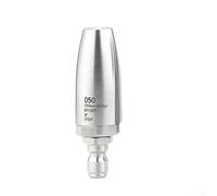 Buse turbo de nettoyeur haute pression en acier inoxydable, embout rotatif à 360° avec connexion rapide 1/4, pour jardin, allée, voiture, nettoyage de terrasse (050)