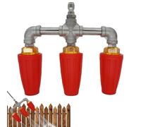 Buse turbo pour nettoyeur haute pression, 275 bar, rotation à 360 degrés | Buse turbo pour nettoyeur haute pression pour maison, jardin, pavés, clôtures, sol, murs, terrasse et
