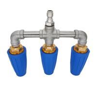 Buse turbo pour nettoyeur haute pression, rotation à 360 degrés et 4000 psi | Buse turbo pour nettoyeur haute pression pour maison, véhicules, jardin, pavés, clôtures, sols, murs, pont