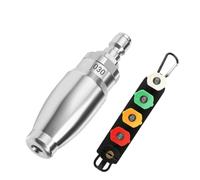 Buse Turbo Rotative for Nettoyeur Haute Pression | Raccord rapide 1/4'' avec 5 orifices de pulvérisation for eau chaude et froide 3600PSI(Size 02)