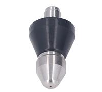 Buse Wa à Pression Pointue 5000PSI Buse Compacte en Acier Inoxydable pour Remplacement Tête Moyenne Arrière 6 Trous 1/4in NPT Fabriqué dans un Boîtier, Cette Buse Wa Présente une