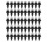 Buses De Gicleurs, 50pcs Buses De Brumisateur Atomiseur Raccord Connecteur Drippers Pulvérisateur Arrosage Système De Refroidissement d'Irrigation Par Égouttement Agricole Jardin