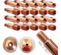 Buses de soudage, lot de 20 pièces, 0,8 mm, M6, accessoires pour torches de soudage à gaz portatives