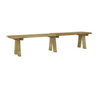 vidaXL Gartenbank 220 cm Massivholz Kiefer Imprägniert