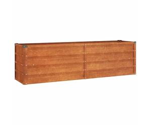 Bussandri Exclusive - Jardinière surélevée 160x40x45 cm acier corten rouillé