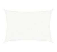 Bussandri Exclusive Voile d'ombrage 160 g/m² Blanc 2,5 x 4 m PEHD