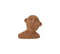 Buste en grès rouge, décoration visage - Bloomingville, Tex - 10x16x15 cm