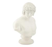 Buste Homme en Résine Centurion 25cm Blanc