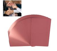 Bustlwor 50 Pièces Cartes Visite Métal, Carte de Visite de Or rose Aluminium, Cartes Visite Métal Or rose, D'épaisseur 0.21mm, pour Bureau, Carte Cadeau DIY