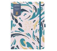 Busy B - Agenda 2027 - Journalier A5 - Marbre Rose/Doré