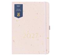 Busy B - Agenda familial 2027 A5 - 5 plannings - Rose/Doré