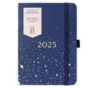 Busy B - Agenda journalier - Janvier à Décembre 2025 - Marine Spray - Planificateur journalier A5 avec pages lignées, notes et calendrier annuel