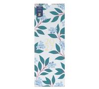 Busy B - Calendrier mural familial Slim 2027 - Floral - Notes et pochette | Le calendrier mural ultrafin comprend un espace dédié aux notes, un crochet de suspension et une pochette de rangement.