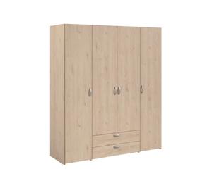 But Armoire penderie 4 portes - Blanc