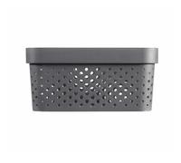 CURVER INFINITY 11L Bac de rangement 36 x 27 x 14 cm, gris foncé 04750-G43