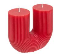 Atmosphera - Bougie en u demi 400g rouge