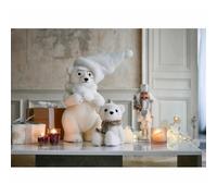 But Décoration à Poser Ours Écharpe Blanc