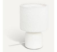 Atmosphera – Lampe à poser Bona Bouclette – H22 cm – Blanc