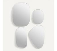 But Lot de miroirs muraux organiques - Argent