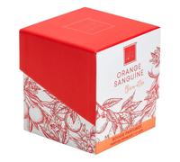 Atmosphera Bougie parfumée Mael – 190 g – H 9 cm – Rouge – Orange sanguine