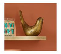 Atmosphera - Statuette Oiseau - résine - doré - H17 cm