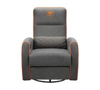 Butaca COUGAR Gaming CGR-FDF-GRO 150 kg, Asiento Acolchado, Respaldo Tapizado, Negro, Gris